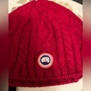 Baby Canada Goose wool hat.